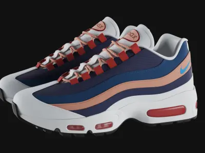 Nike Air Max 95 Multicolor 3D model