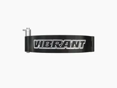 Vibrant HD V-Band clamp Low-poly 3D model