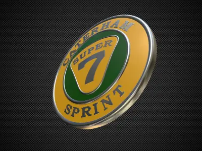 caterham logo 3D model