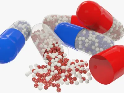 Pills Set V1 3D model