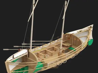 Lifeboat 3D model