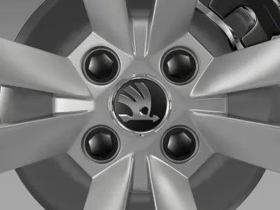Skoda Citigo wheel 3D model