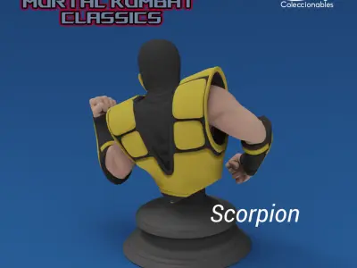 Mortal Kombat Classics - Scorpion 3D print model purchase