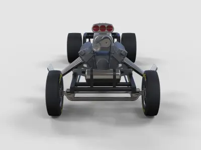 Chassis of Gasser 3D model