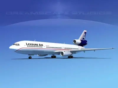 Douglas DC-10 Lexsure Air 3D model