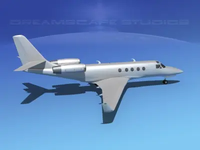 IAI Astra Jet Bare Metal 3D model