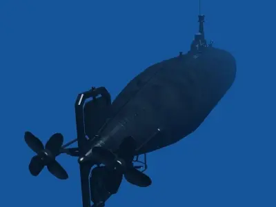 Isaac Peral sub model 3D model