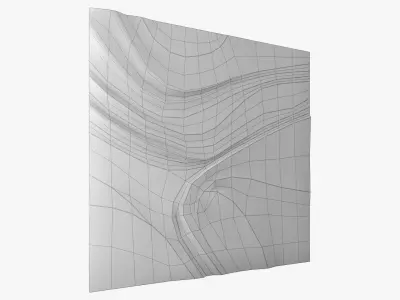wave wall 9 3D model