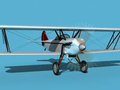 Travelair 2000 V08 3D model
