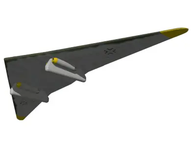horten ho xviii b1 3D model