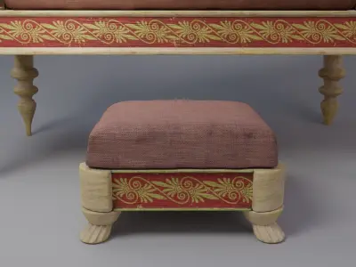 Ancient classical Kline - Triclinium 3D model