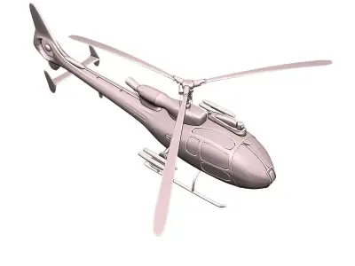 Military Utility Helicopter 3D Print Model 3D print model
