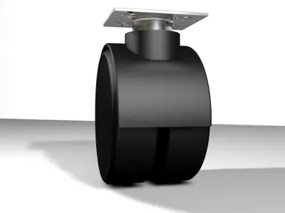 Leg-wheel castor wheel 3D model