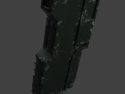 Used walkie talkie 3D model