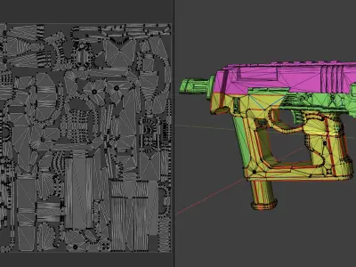 Modern SMG 2 3D model