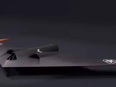 UCAV Stealth Drone 3D Model Free 3D model