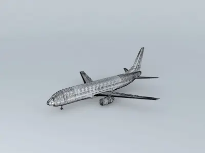 Boeing 737-800 Template Free 3D model