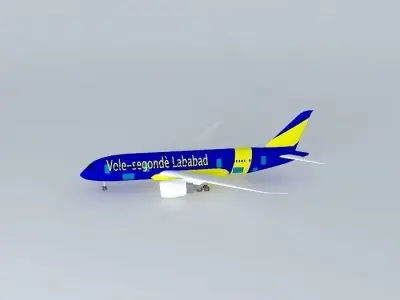 FlyHigh Barbados Flyhigh Barbados Boeing 7878 Free 3D model