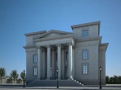 House and Garden 3D model