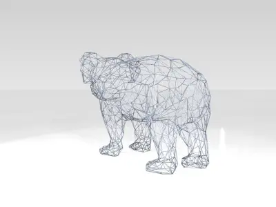 Koala Wireframe 3D model