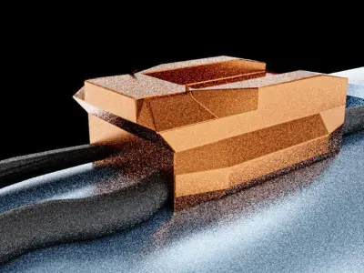 Space Missle Free 3D model