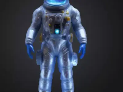 astronaut  3D print model