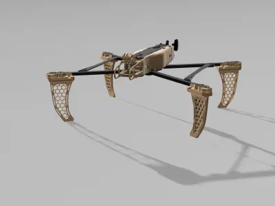 ARTAIR LONG ARM STAND CLIPON-SLIDE MARK4 10 INCH 3D print model