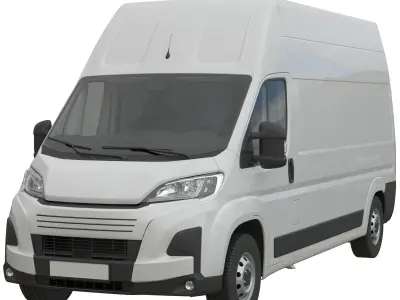 Global commercial van L3H3 3D model