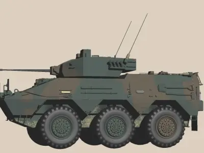 Japan Ground Self-Defense Force Type87 ARV 3D model