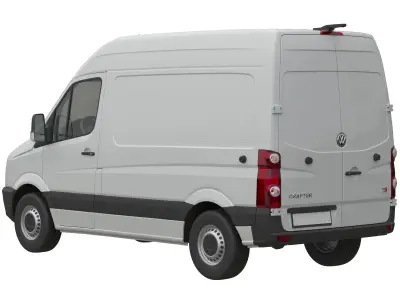 VW Crafter 2011 PanelVan L1H2 3D model