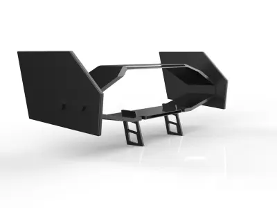 spoiler tuning ubaru 3D model