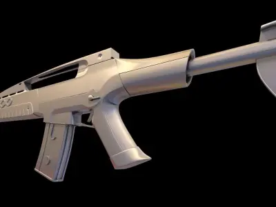 xm8 machine-gun 3D model