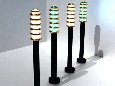 Outdoor Lamp 3D model purchase