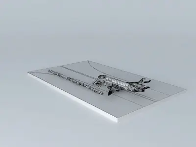 Aeroflot MD11 Free 3D model