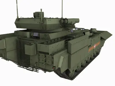 T-15 Armata Russian Heavy APC Game PBR Model Low-poly 3D model