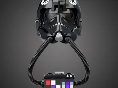 Star Wars Imperial TIE Pilot Helmet 3D model