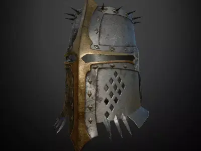 HELMET13 Game Ready Low-poly 3D model