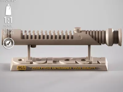 STAR WARS Quin Gon Jin Ligthsaber 3D print model