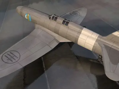 Caproni Campini N-1 3D model