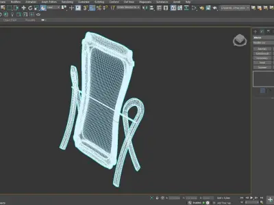 Retro Cheval Glass Free 3D model