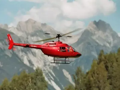 JetRanger III 3D model