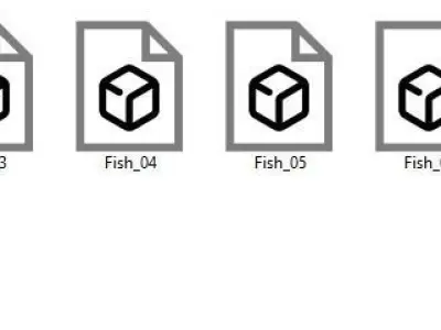 Fish Sea Collection 1 Low-poly 3D model