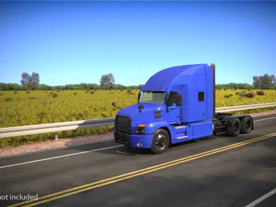 Semi Truck Generic Rigged 3D model