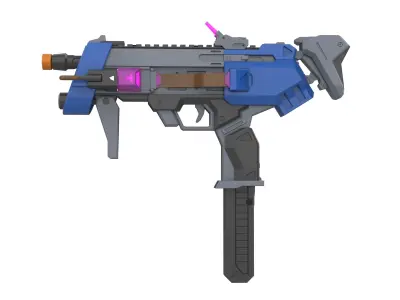 Sombra Blaster - Overwatch - Commercial - Printable - STL 3D print model