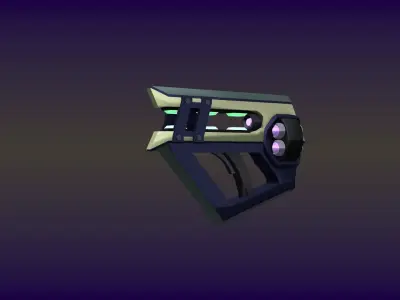 ASV SciFi Guns Volume 02 Low-poly 3D model