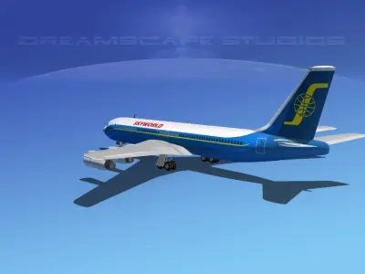 Boeing 707 Skyworld 3D model