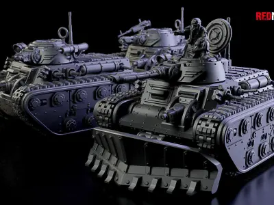 Infantry Fighting Vehicle - Imperial Force 3D print model
