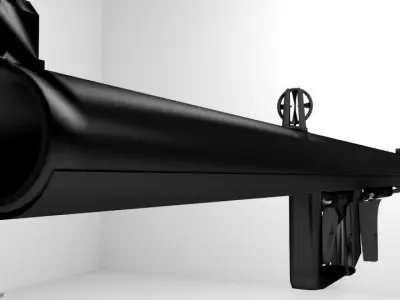 Rocket Launcher - Shoulder-fired - Raketenpanzerbuchse 3D model