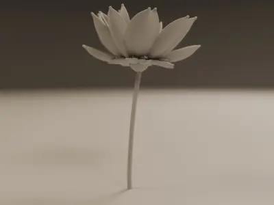 lotus flower 3D print model purchase