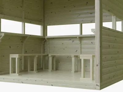 Bird Hide 3D model